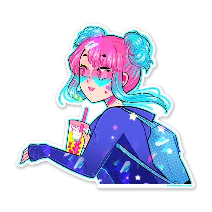 Sparkly Stickers Gradients Night for wholesale by SHOURIMAJO