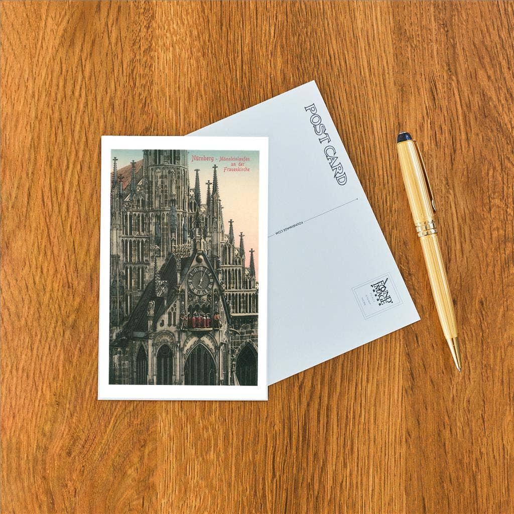Found Image Press - Vente Cartes postales - Carte postale MF-336 Mannleinlaufen, Frauenkirche, Nuremberg, All.1