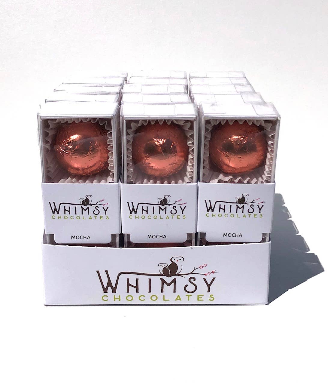 Whimsy Chocolates - Wholesale Chocolate Box - Mocha Meltaway- 3pc1