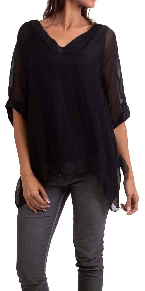 Gigi Moda - Wholesale Blouse - Women's - V-Neck Short Sleeve Blouse6