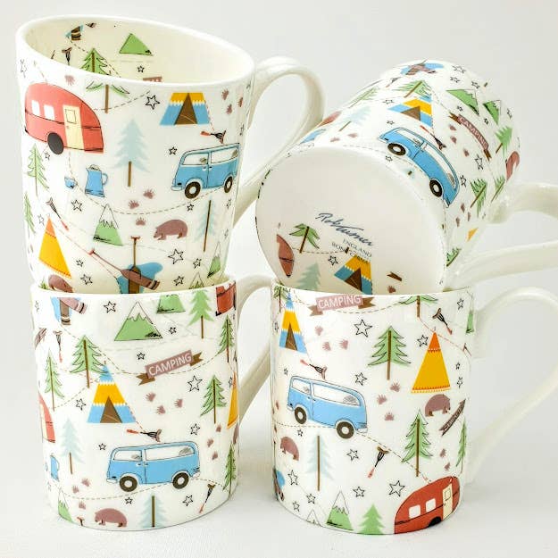 Tasse amusante pour le camping pour la vente par Rob Turner THE ART OF TABLEWARE