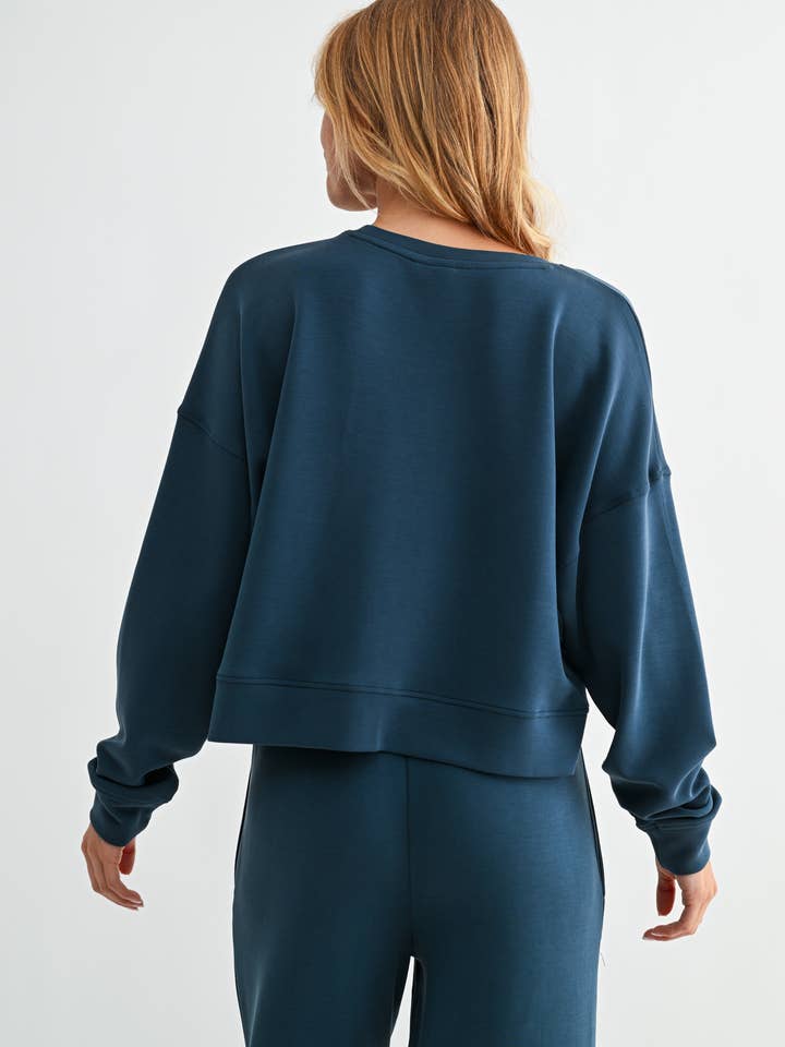 Mono B – Großhandel Sweatshirt – Damen – Laguna Pullover mit überschnittenen Schultern36