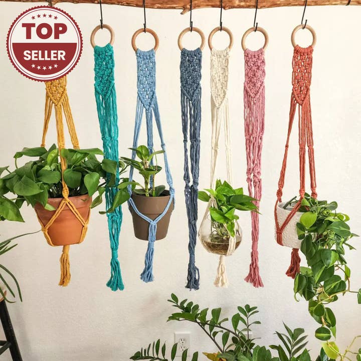 Macrame plant hanger, Handmade Home decor & Holiday Gift for wholesale by Handmade By Uruba