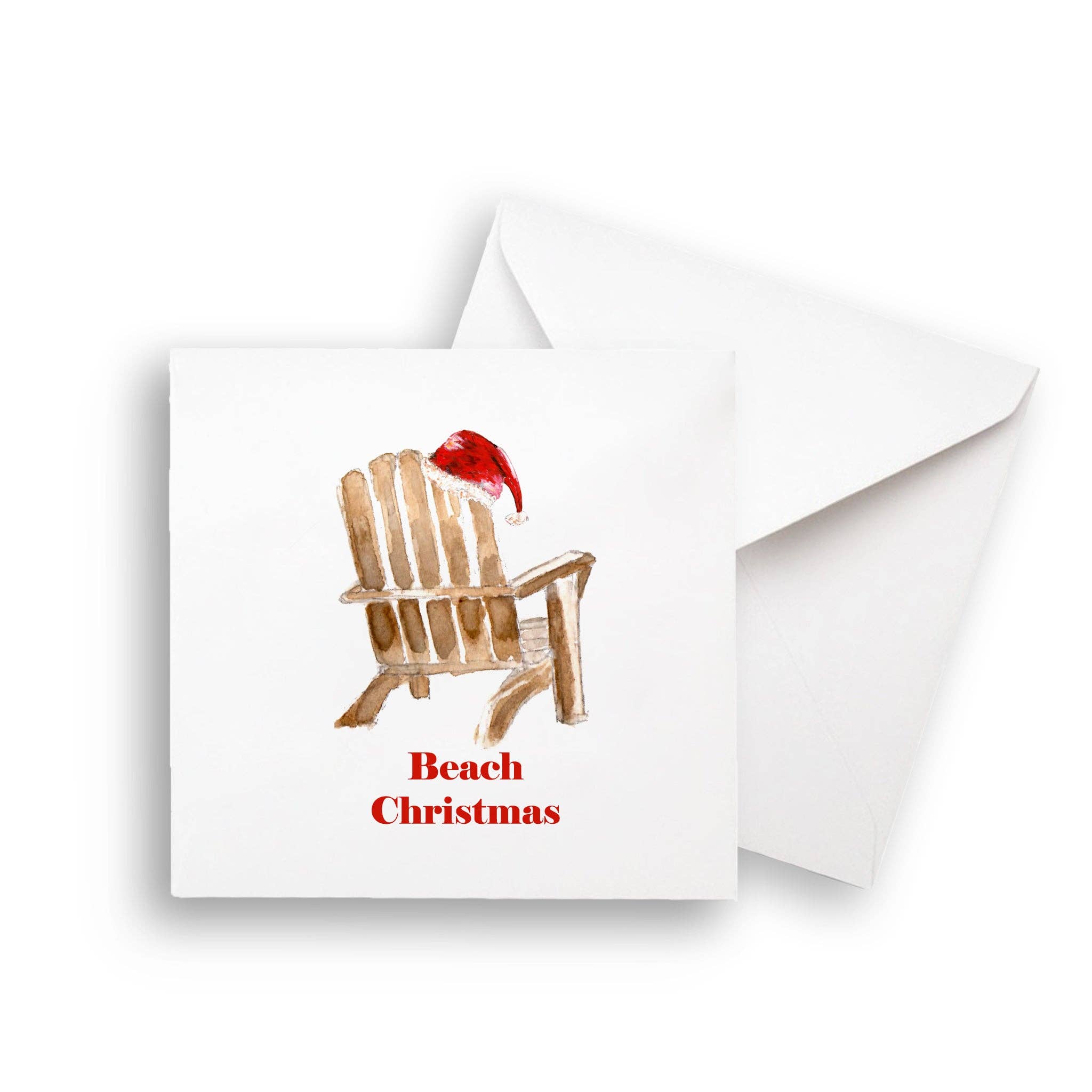 French Graffiti - Wholesale Theedoek - Strandstoel met kerstmuts5