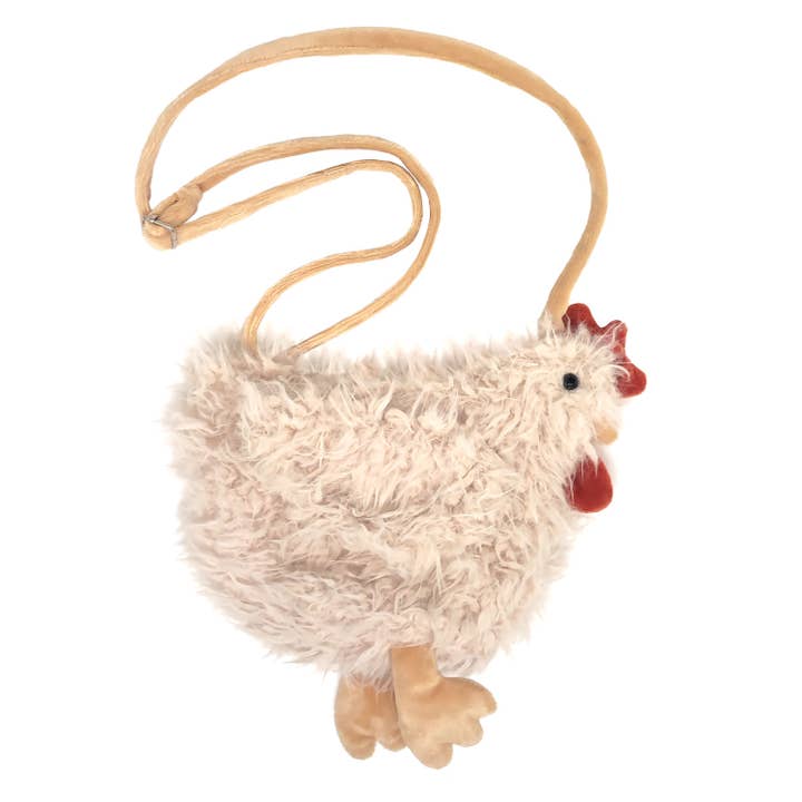 Mea-Living - Wholesale Purse/Bag Accessory - Kids - Bag-Farm Animal Chicken White 21x17x4cm30 cm