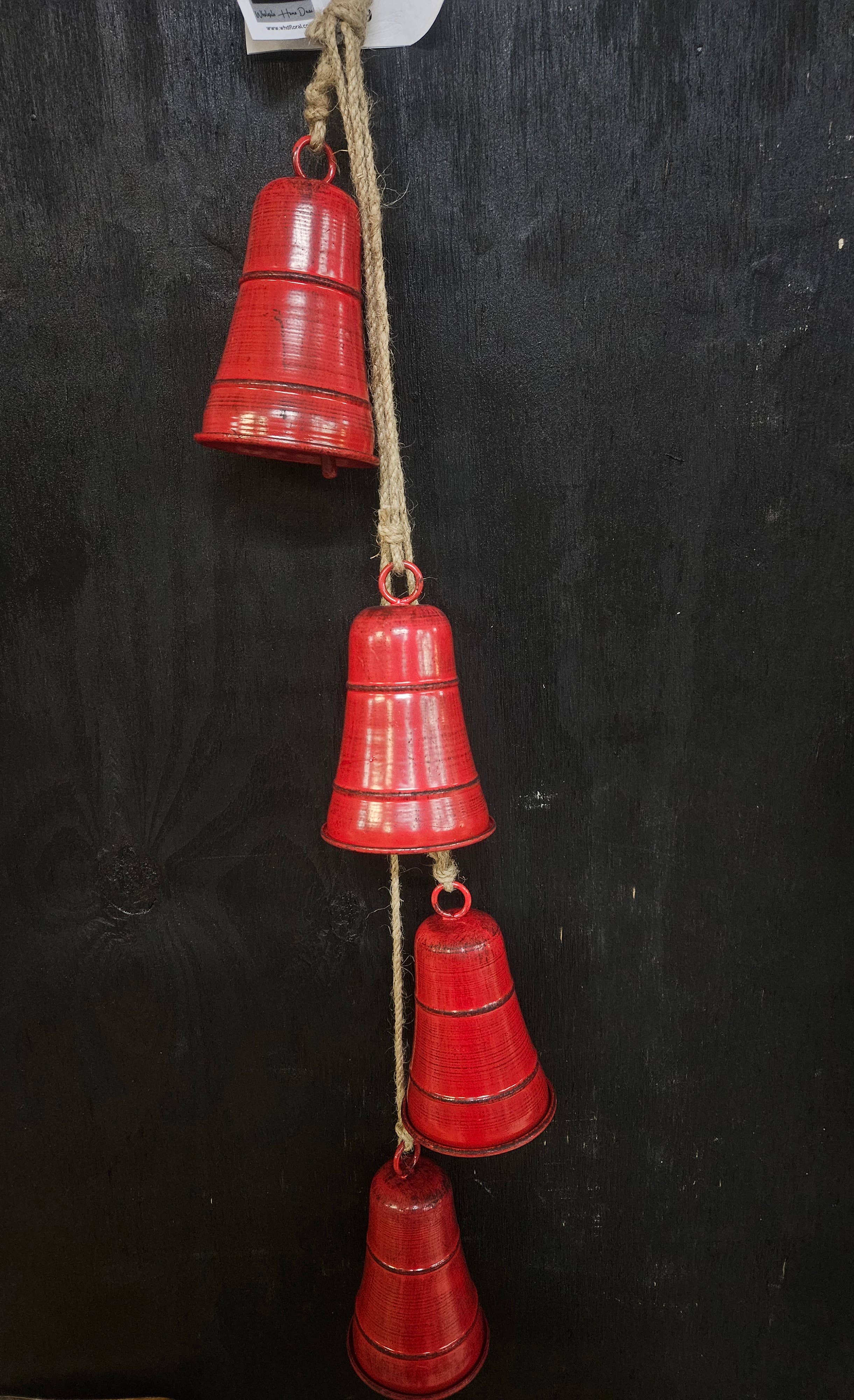 Wholesale Home Decor - Wholesale Bell - Timeworn Tinkle Bells Bunch 30in2