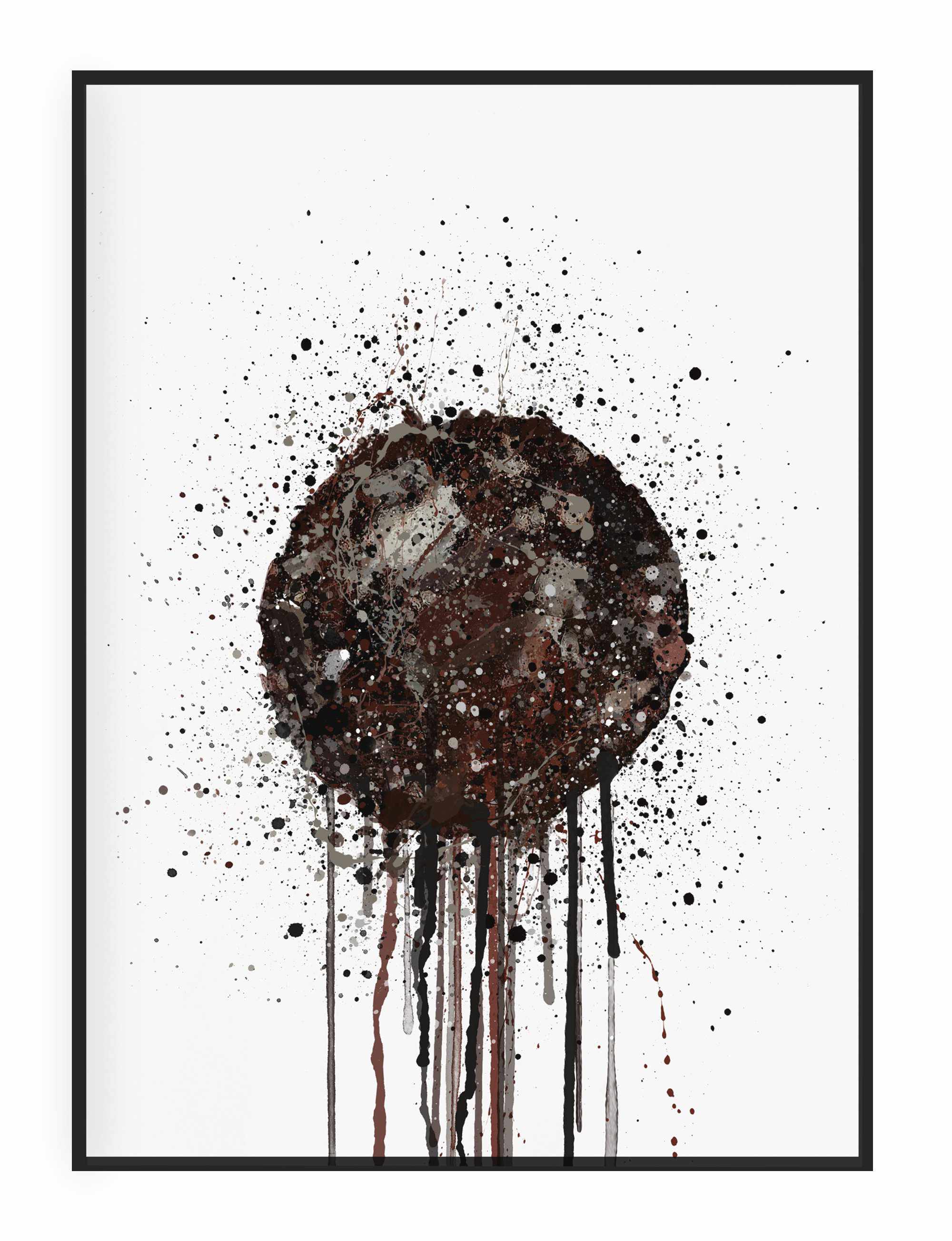 We Love Prints – wholesale Art print – Black Pudding Wall Art Print6