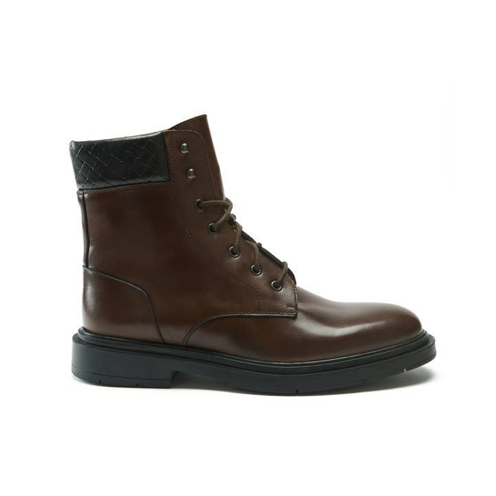 Frank Daniel - Wholesale Combat/Military Boots - Men's - Men's brown lace-up boot. Made in Italy. FD3142
