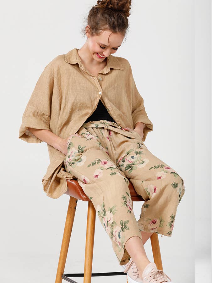 Miss Rose Sister Violet - Wholesale Button Down Shirt - Women's - WOMEN'S - Teddy Linen Shirt8