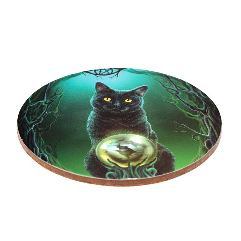 Puckator Ltd – wholesale Coasters – Lisa Parker Magic Cats Set of 4 Cork Coasters4