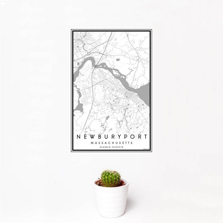 JACE.design - Vendita all'ingrosso Stampa artistica - Newburyport MA Stampa Mappa Classico0