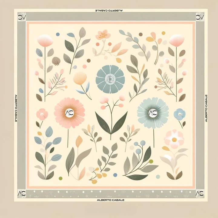 Nature Zoé stor sidenfyrkant för wholesale av ALBERTO CABALE