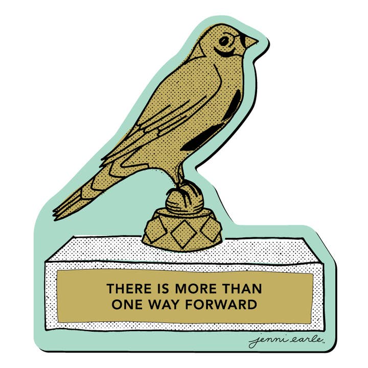 "There Is More Than One Way Forward" Trophy Sticker for wholesale by Jenni Earle