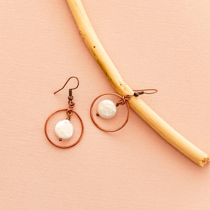 Circle of Life Earring for wholesale by Rahab's Rope