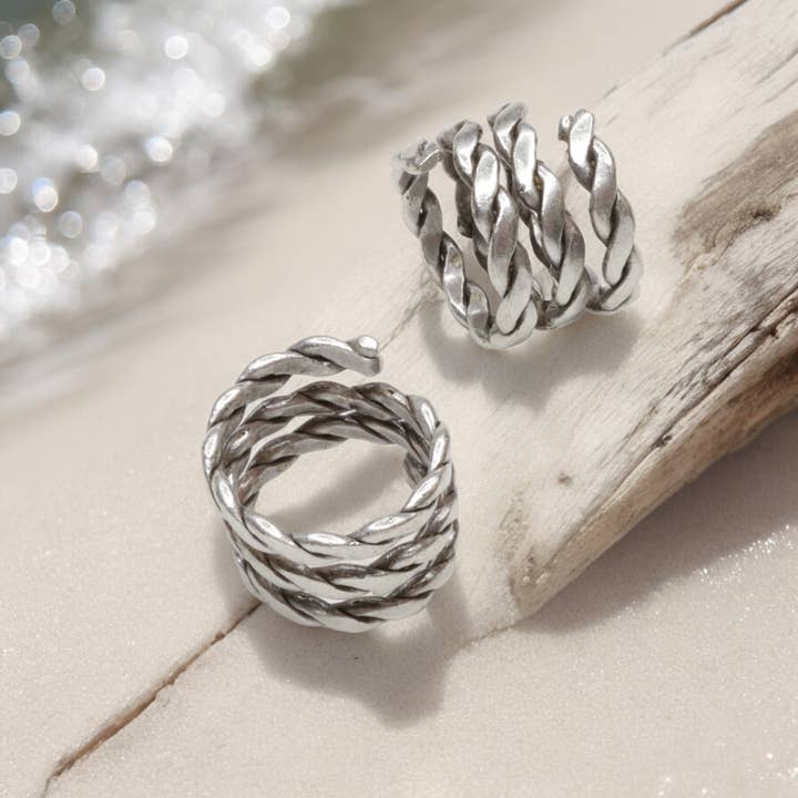 The Ancient Bazaar Jewelry & Accessories - Wholesale Cocktail/Statement Ring - Item # P4246 - Pewter Ring 2