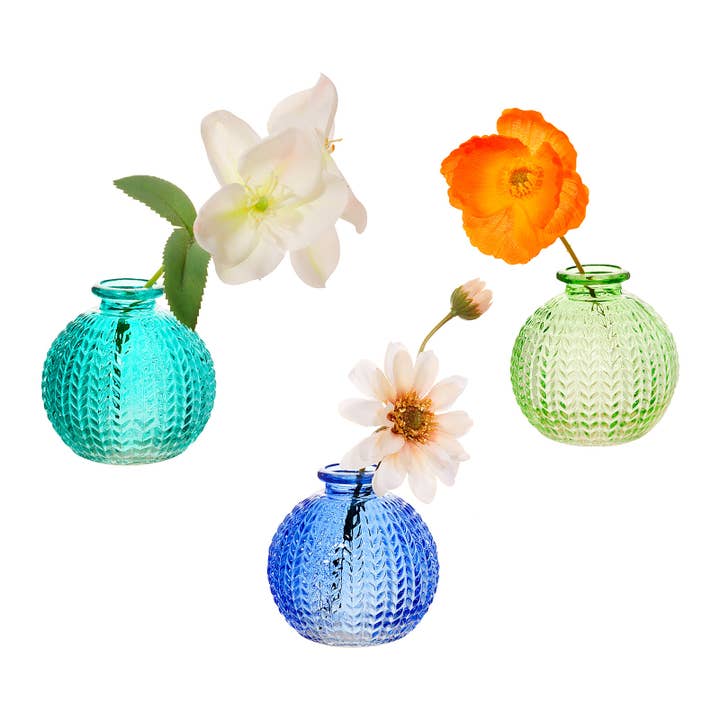 Sass and Belle – wholesale Vase – Cobalt Blue Textured Vase Assorted1