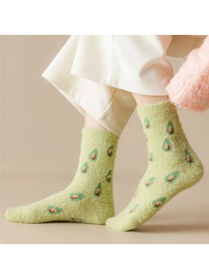 JOSSLYN by wall to wall - Wholesale Socks - Women's - WARM CHINLON SOFT FLEECE FUZZY SOCKS | 40S020537