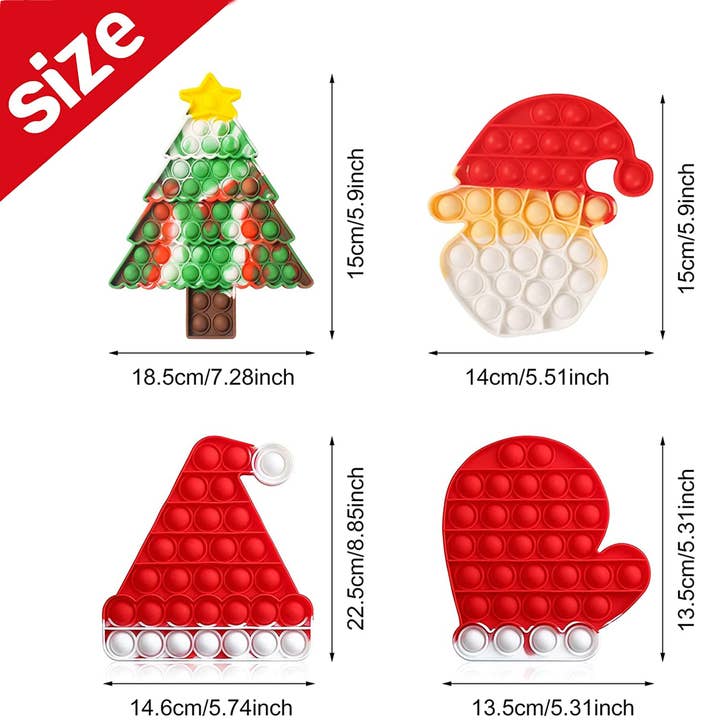 Keeraft - Vente Fidget/jouet anti-stress – enfant - Mélange Pousse Pop It Jouet Anti-Stress Saint-Valentin Pâques
