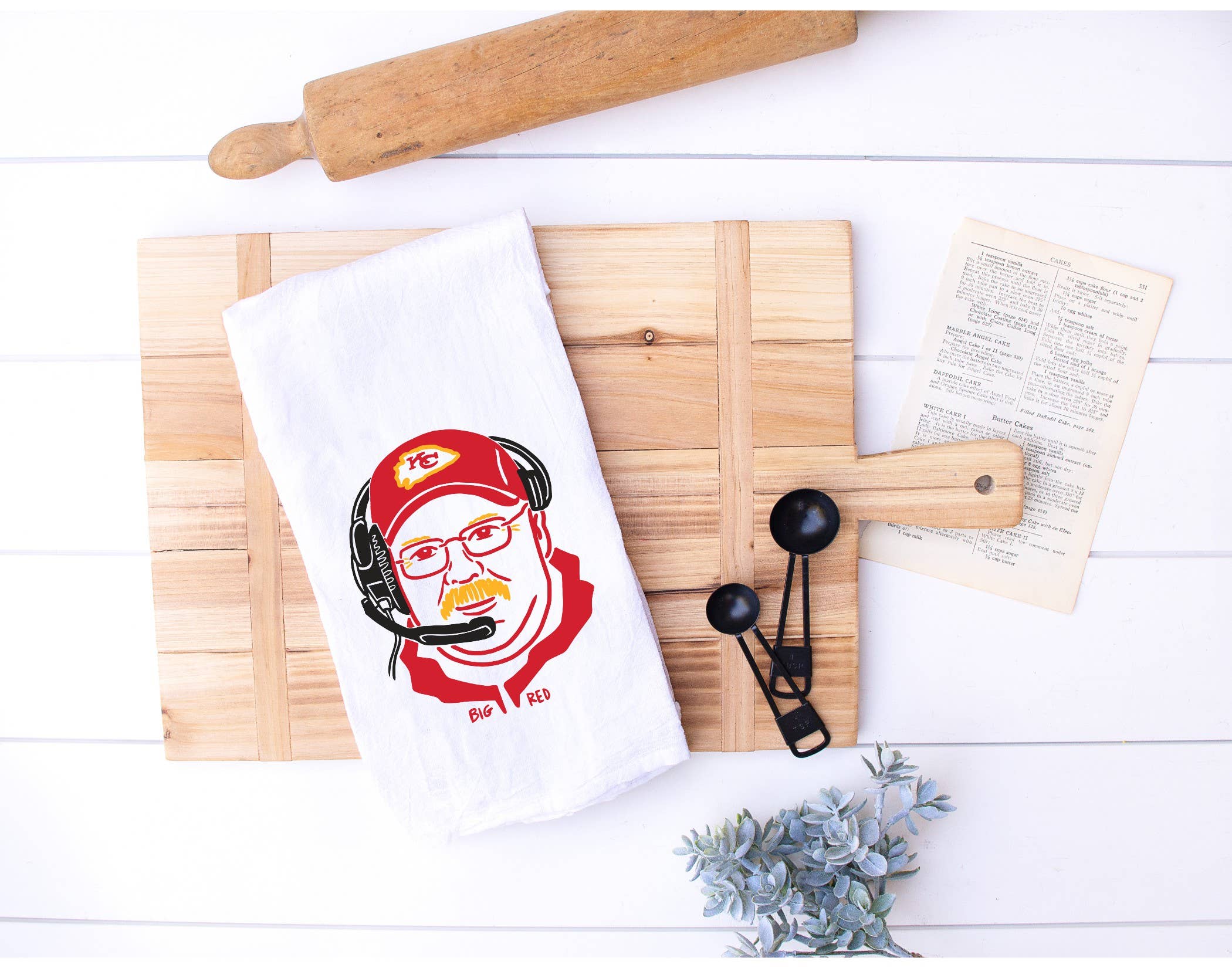 Maple Leaf Market β wholesale Tea towel β KC Chiefs Big Red Kitchen Tea Towel