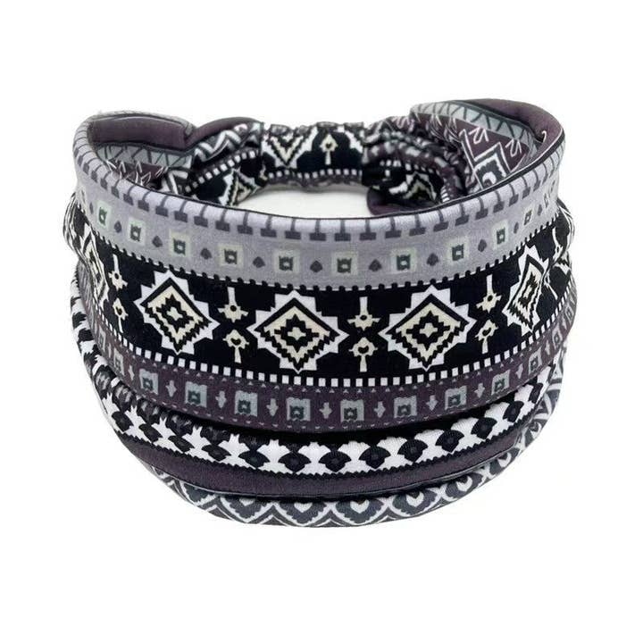 ShieldChic - Wholesale Fashion Headband - Women's - Printed Knot Elastic Headband2