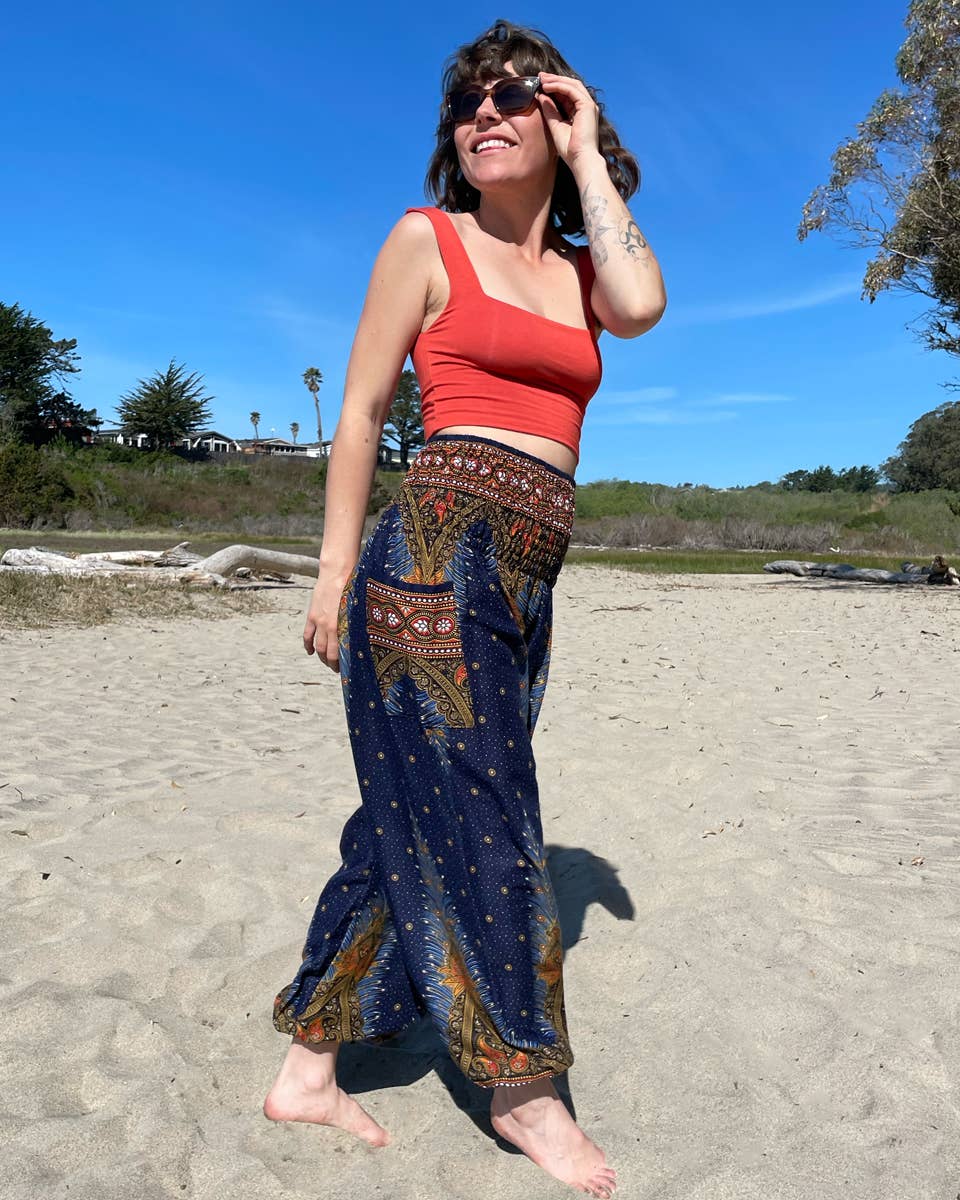 Zig Zag Asian Collection - Wholesale Pants - Women's - Peacock Pants10