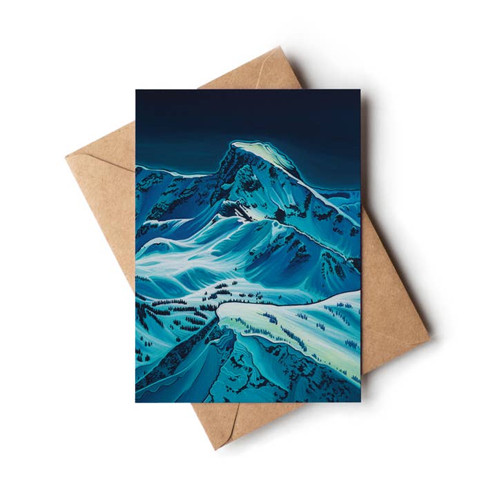 GHOST PEAK | Carte de vœux pour la vente par Hayley Stewart Studios