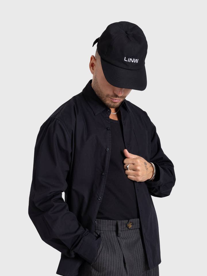 Work Shirt- Black LS for wholesale by Lost In Nowhere