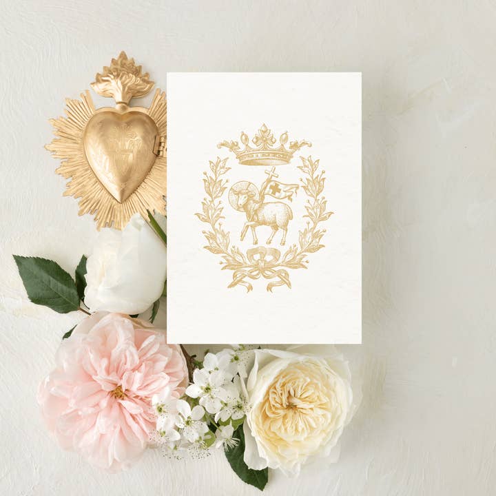 Pietà Paperie - Wholesale Everyday Greeting Card - Catholic Mass Cards, Agnus Dei, Mass Intention Cards