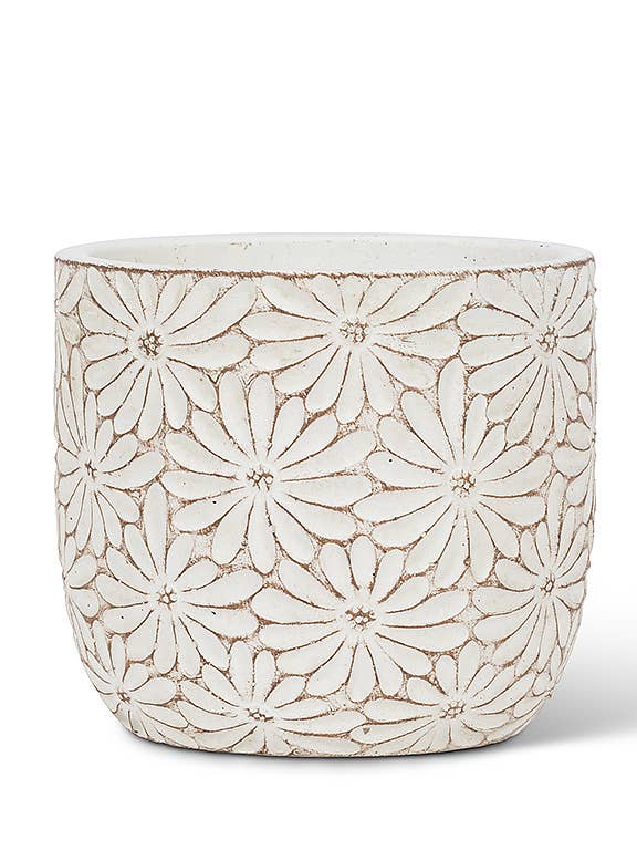 Md Wht Daisy Round Planter-4.5" H and other Purchase Wholesale daisy dunes. Free Returns & Net 60 Terms on Faire trending on Faire.