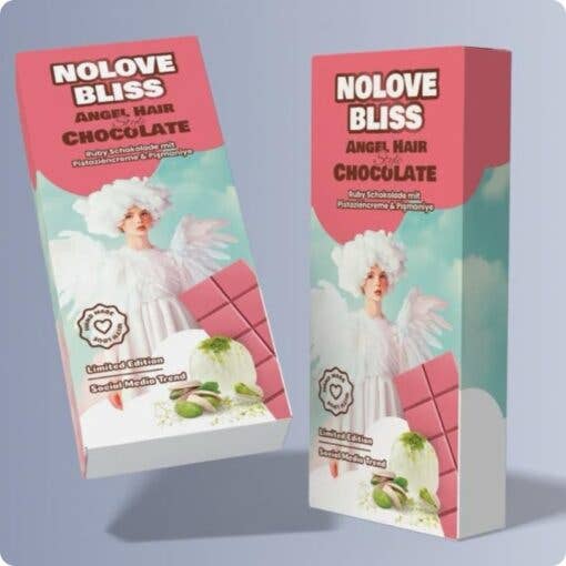 CargoPirate - Wholesale Chocolate Covered Sweets - Angel Hair Dubai Pink Chocolate with Pistachio 12x85g1
