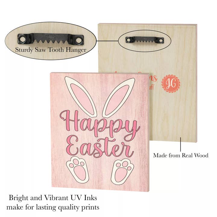 JennyGems - Wholesale Sign - Happy Easter Wooden Sign7