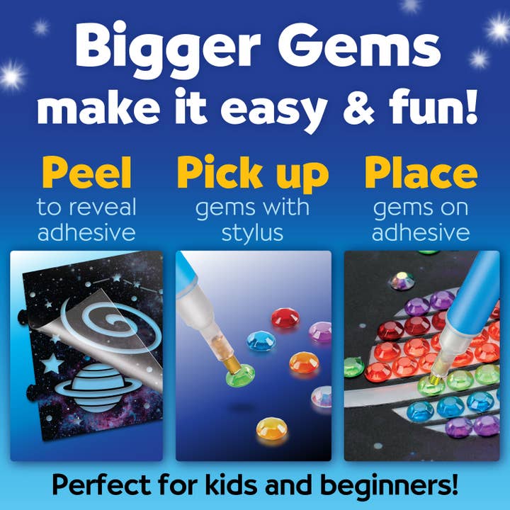 Faber-Castell / Creativity for Kids - Wholesale DIY Craft Kit - Kids - Big Gem Diamond Painting Light - Night Light Craft Kit4