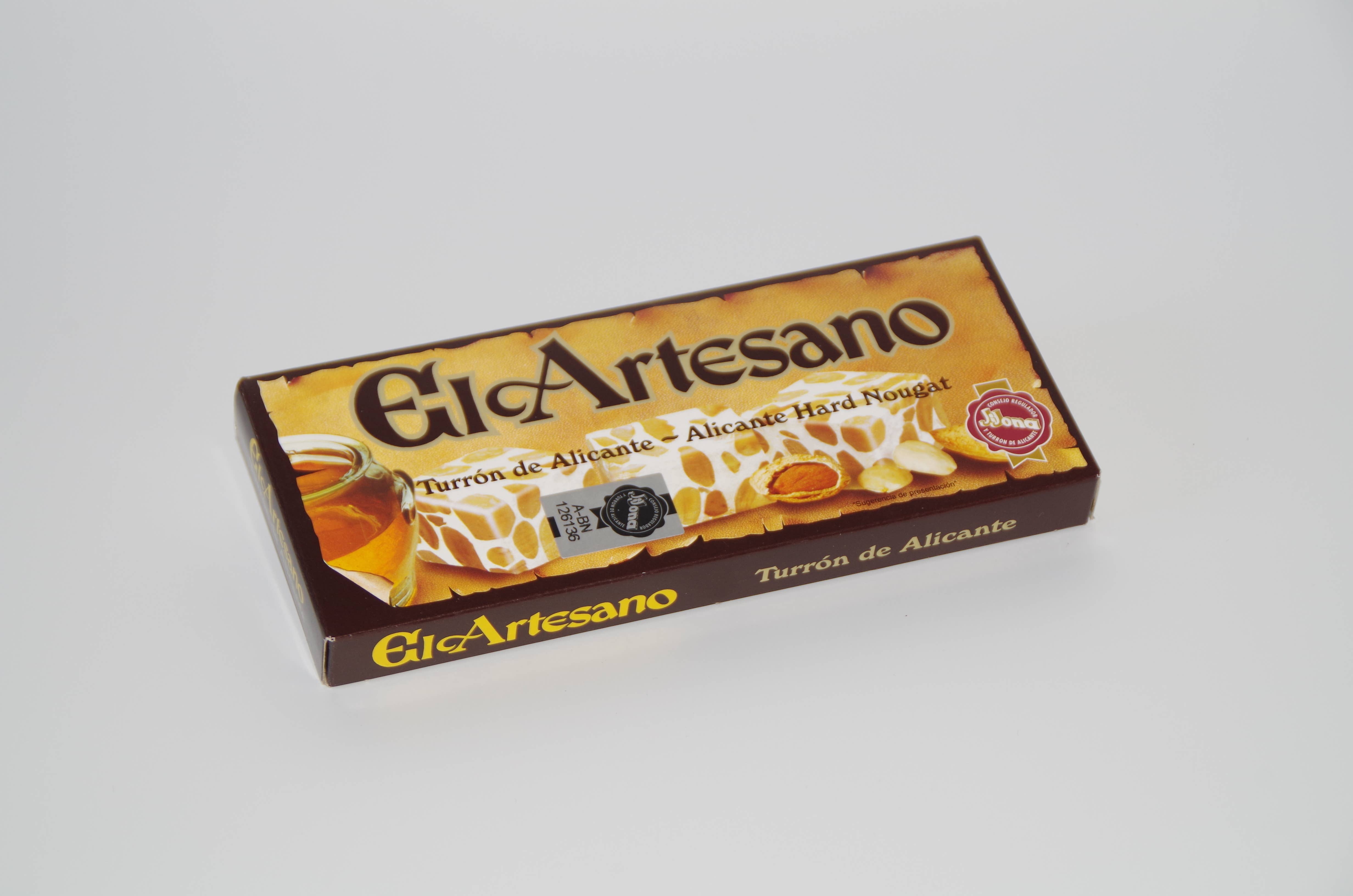 El Artesano - Vendita all'ingrosso Torrone - Torrone di Alicante qualità extra con 46% mandorle intere0