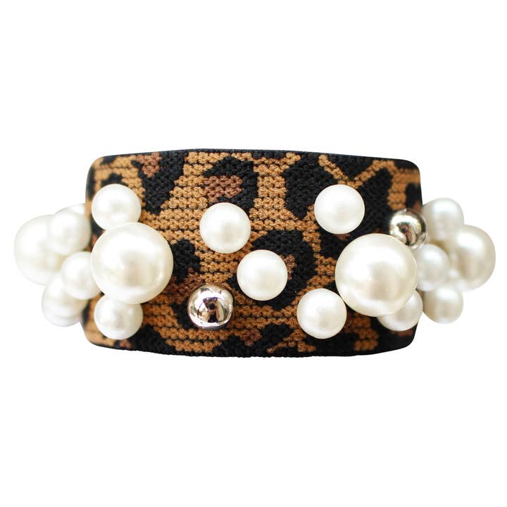 Gemelli – Engroshandel Hårbånd - Dame – Perle Stud Hair Tie23