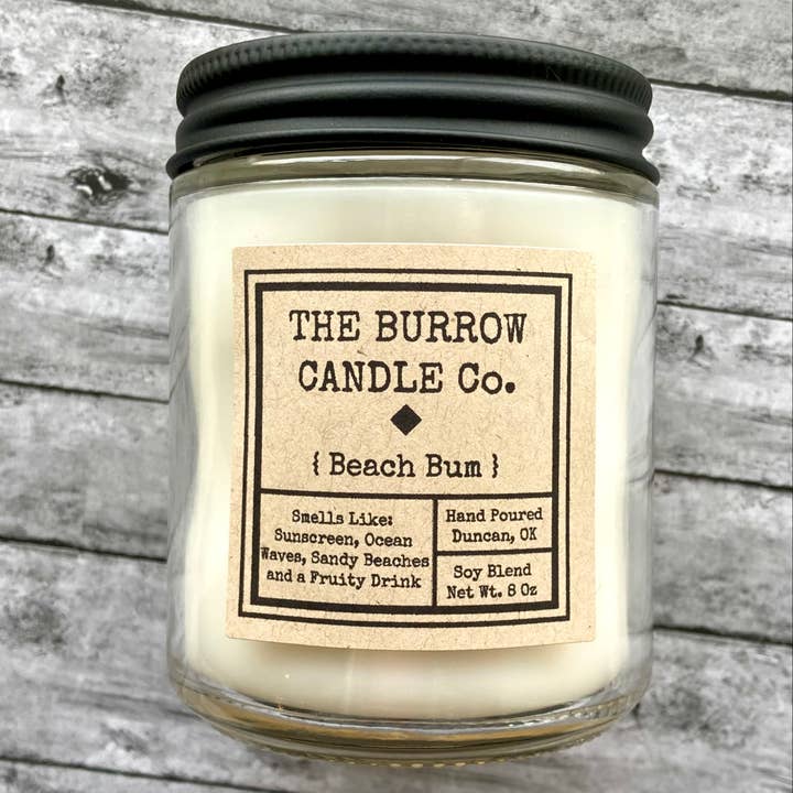 Beach Bum - Summer for wholesale by The Burrow Candle Company