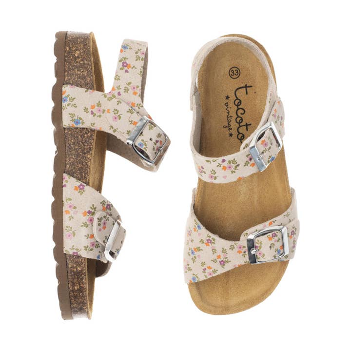 Flowers Bio Sandals S423-K for wholesale by Tocoto Vintage