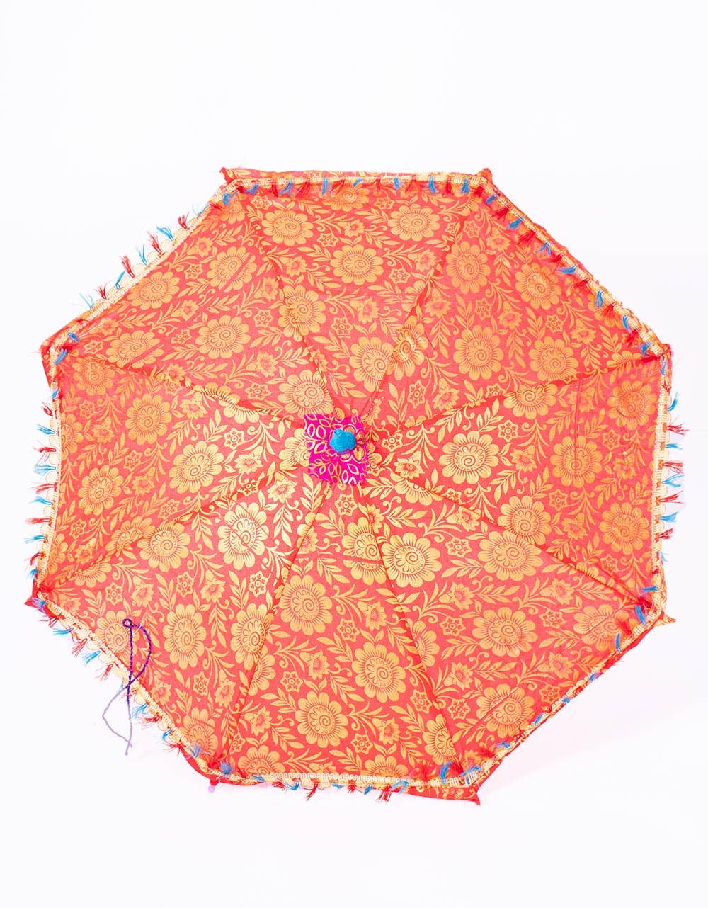 rouge Parapluie ethnique rouge pailleté individuel en vente sur Faire0