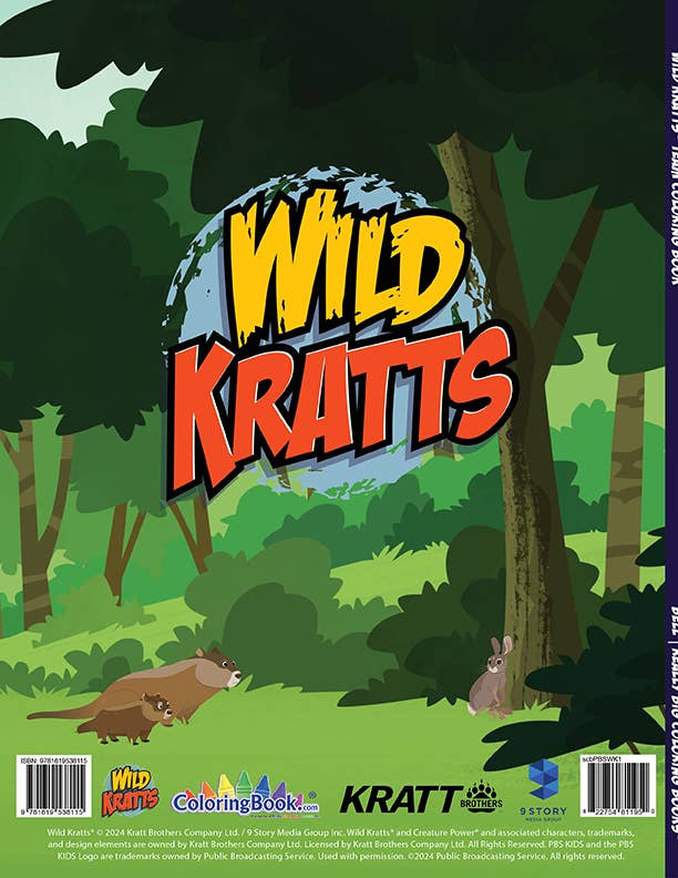Really Big Coloring Books | ColoringBook.com - Wholesale Coloring & Activity Book - Kids & Baby - Wild Kratts® Coloring Book Official 8.5"x11" PBS KIDS®6