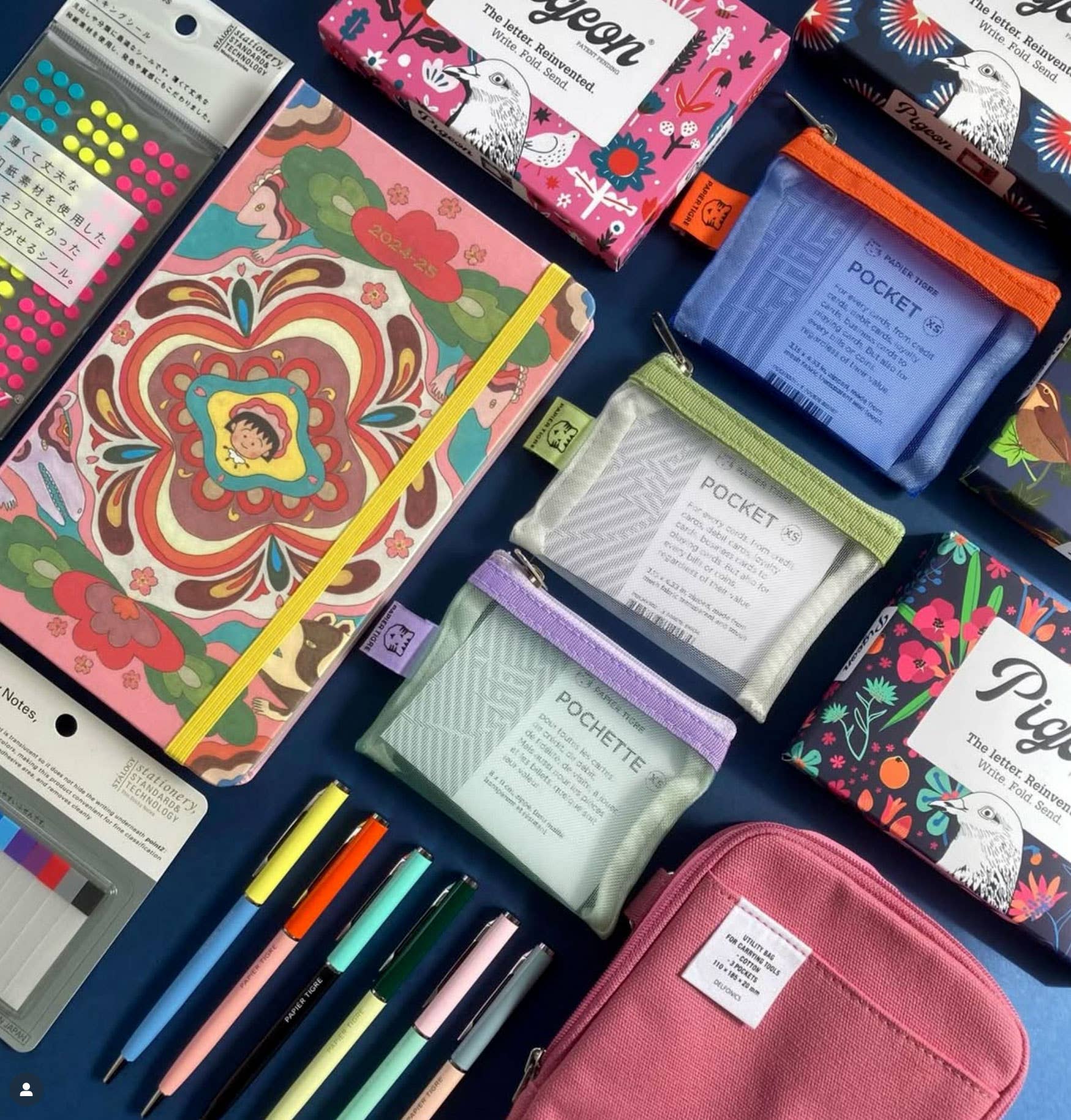 pigeonposted - Wholesale Stationery/Notecard Set - Fiesta Pigeon letter pack3