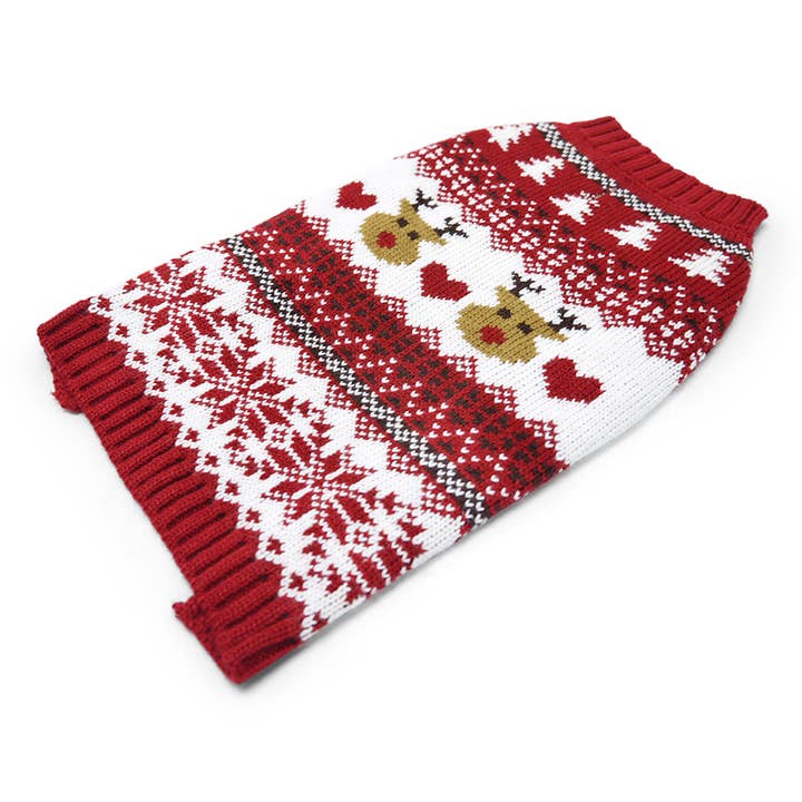 Dogo Pet - Wholesale Pet Sweater - Dog - Reindeer Fair Isle Sweater3