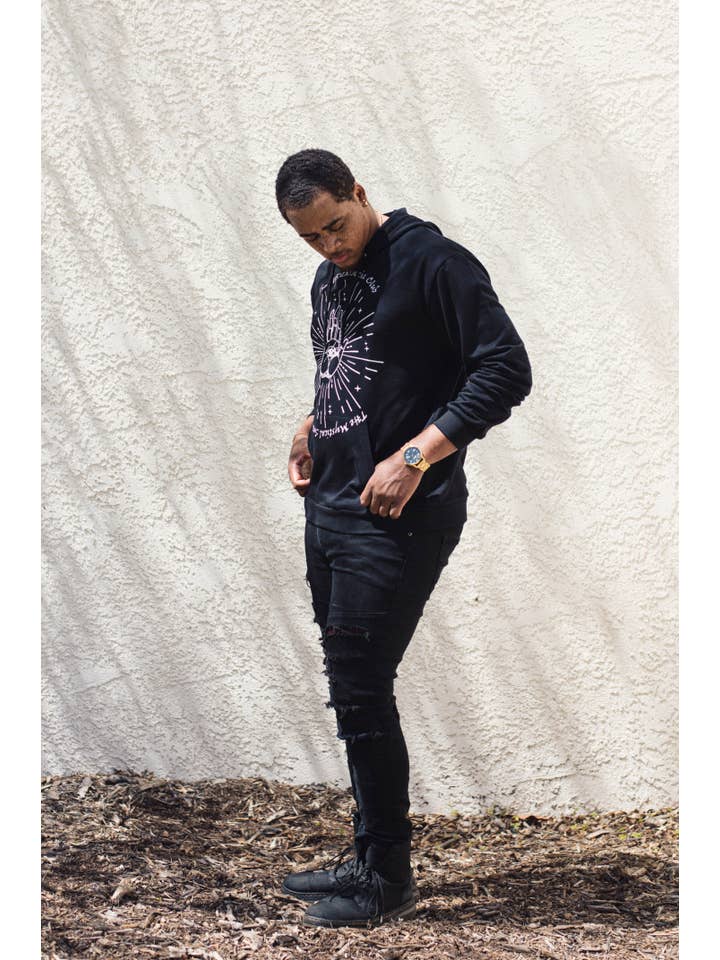 black Mystic Hoodie Sweatshirt for wholesale on Faire1