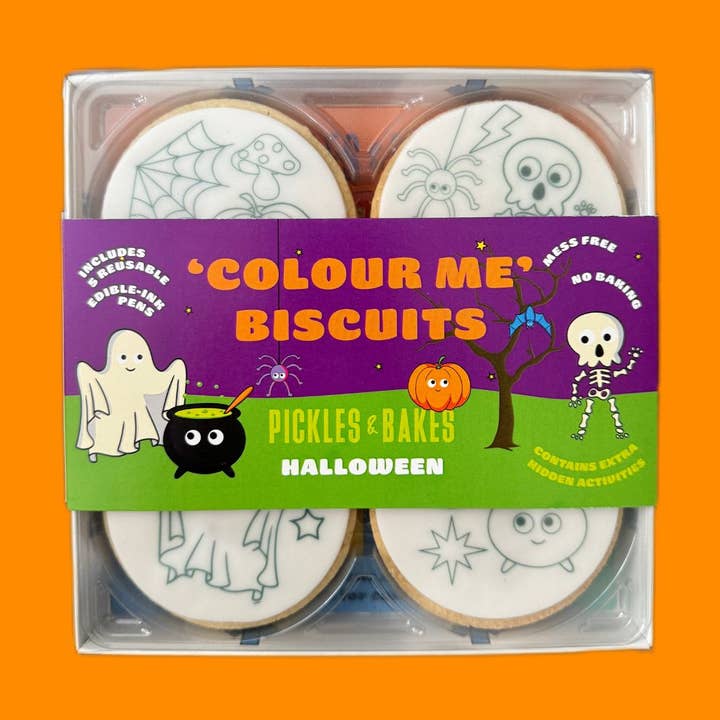 Biscoitos Colour Me de Halloween por atacado de Pickles & Bakes