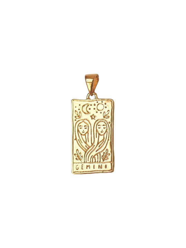 Gemini Zodiac Pendant for wholesale by S-kin Studio Jewelry