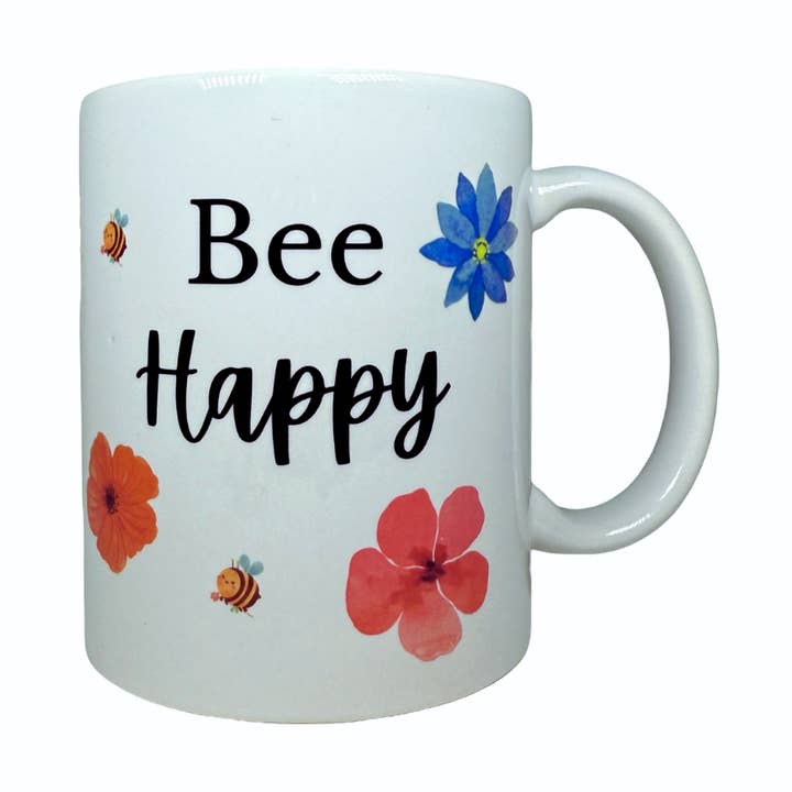 Tazza acquerello felice ape per la vendita all'ingrosso da parte di Sister Bees LLC
