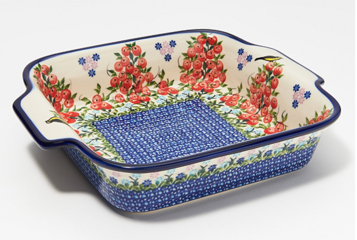 Lidia's Polish Pottery, Inc. - Wholesale Baking Dish - Polish Pottery 9x9 Square Baker0