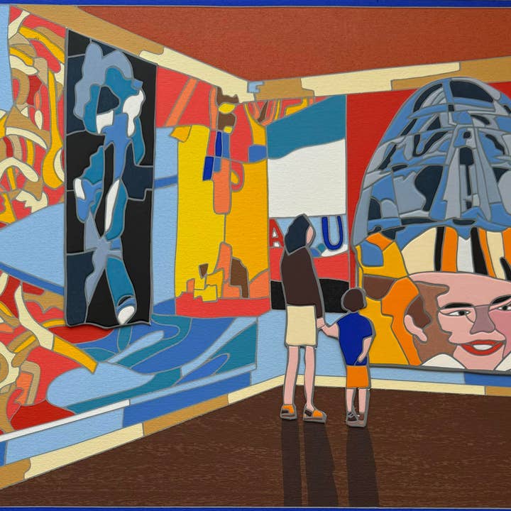 Tom en el Moma | Ugo Nespolo para venta al por mayor de Arte Focus