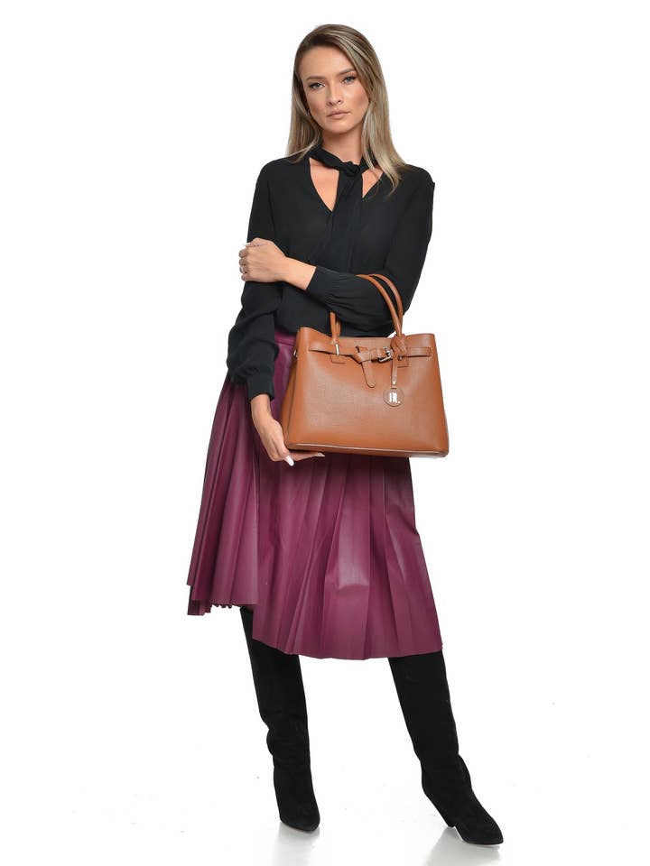 AW25 AL 117 COGNAC for wholesale by Anna Luchini