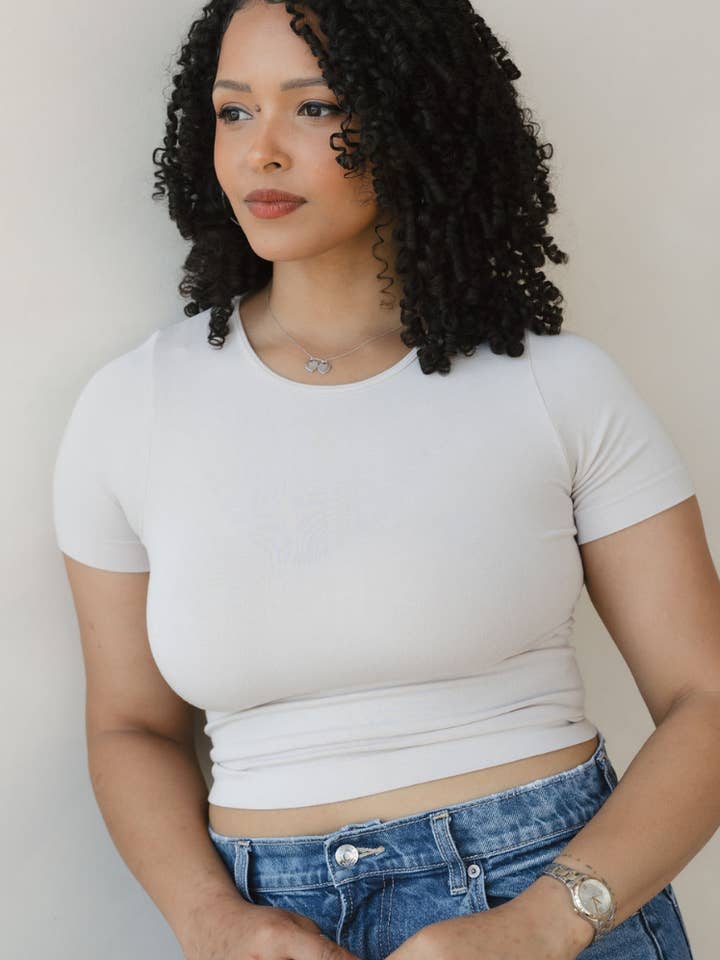 ELIETIAN – wholesale Knit top – Women's – Short Sleeve Waist Length Top15