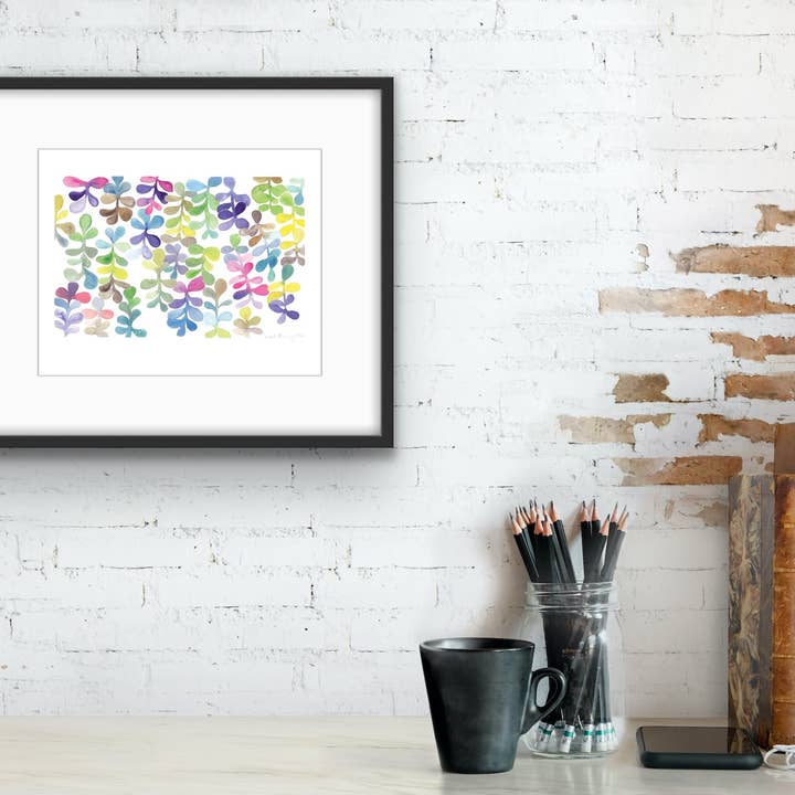 Rainbow Jade - Watercolor Art Print for wholesale by Moonbug