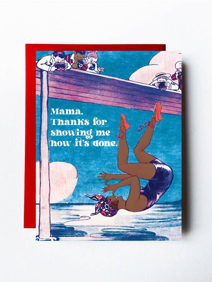 How it's Done Mother's Day Art Deco Card for wholesale by The Twentieth